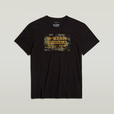 G-STAR Outlet Framed Palm Originals T-Shirt Black
