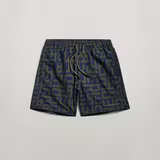 G-STAR Outlet Dirik Letter Allover Swimshorts Multi color