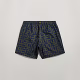 G-STAR Outlet Dirik Letter Allover Swimshorts Multi color