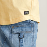 G-STAR Outlet Rolled Up Sleeve Boyfriend Top Yellow