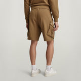 G-STAR Outlet Rovic Sweat Shorts Brown
