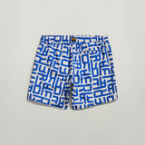 G-STAR Outlet Dirik Letter Allover Swimshorts Multi color