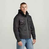 G-STAR Outlet Long Pocket Track Overshirt Black