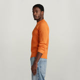 G-STAR Outlet Engineered Knitted Sweater Orange