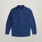 G-STAR Outlet 1-Pocket Regular Denim Shirt Dark blue