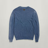 G-STAR Outlet Indigo Moss Knitted Sweater Medium blue
