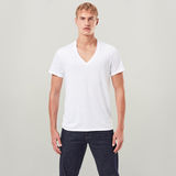 G-STAR Outlet Pack De Dos Camisetas Base Heather V-neck Blanco