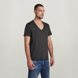 G-STAR Outlet Base Heather V-Neck T-Shirt 2-Pack Black