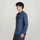 G-STAR Outlet Marine Slim Shirt Medium blue