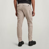 G-STAR Outlet Zip Pocket 3D Skinny Cargo Pants Grey