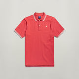 G-STAR Outlet Dunda Slim Stripe Polo Red