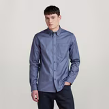 G-STAR Outlet One Pocket Regular Shirt Medium blue