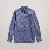 G-STAR Outlet One Pocket Regular Shirt Medium blue
