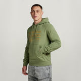 G-STAR Outlet Sudadera Distressed Originals Hooded Verde