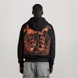 G-STAR Outlet Archive Vest Zip Through Hooded Sweater Black