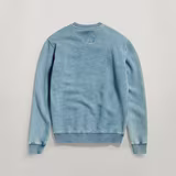 G-STAR Outlet Indigo Distressed Logo Sweater Medium blue