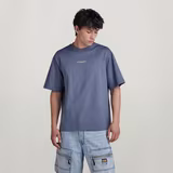 G-STAR Outlet Center Chest Boxy T-Shirt Medium blue