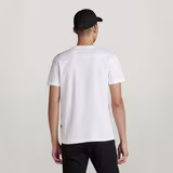 G-STAR Outlet Reflective Originals Graphic T-Shirt White