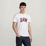 G-STAR Outlet Puff RAW Graphic T-Shirt White