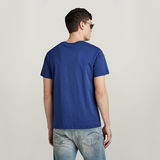 G-STAR Outlet Puff RAW Graphic T-Shirt Medium blue
