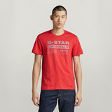 G-STAR Outlet Camiseta Reflective Originals Graphic Rojo