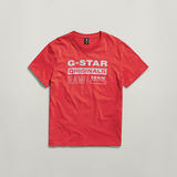 G-STAR Outlet Camiseta Reflective Originals Graphic Rojo