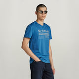 G-STAR Outlet Reflective Originals Graphic T-Shirt Medium blue