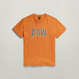 G-STAR Outlet Camiseta Puff RAW Graphic Naranja