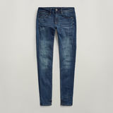 G-STAR Outlet Midge Zip Mid-Waist Skinny Jeans Dark blue