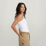G-STAR Outlet Italian Utility Ultra Slim Tank Top White