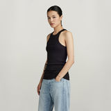 G-STAR Outlet Italian Utility Ultra Slim Tank Top Black