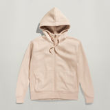 G-STAR Outlet Premium Core 2.1 Hooded Zip Thru Sweater Pink