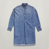 G-STAR Outlet Long Sleeve Denim Shirt Dress Medium blue