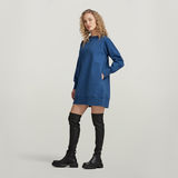 G-STAR Outlet Loose Vintage Sweat Dress Medium blue