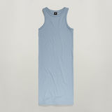 G-STAR Outlet Rib Tank Dress Slim Light blue