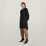 G-STAR Outlet Fluid Fishtail Hooded Parka Black