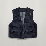 G-STAR Outlet Chaleco GSRR Multi Pocket Azul oscuro