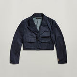G-STAR Outlet GSRR Multi Pocket Cropped Blazer Dark blue