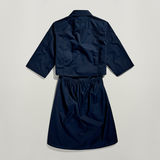 G-STAR Outlet Vestido Camisero Open Back Azul oscuro