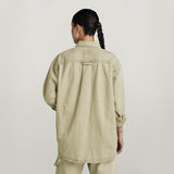 G-STAR Outlet Relaxed Denim Overshirt Green