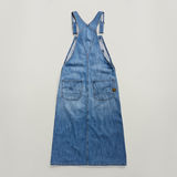 G-STAR Outlet Midi Dungaree Dress Medium blue