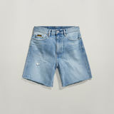 G-STAR Outlet High Bermuda Shorts Raw Edge Light blue