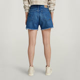 G-STAR Outlet High Denim Shorts Raw Edge Dark blue