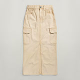 G-STAR Outlet Falda Viktoria Long Cargo Beige