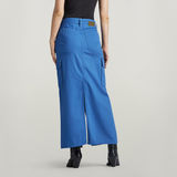 G-STAR Outlet Viktoria Long Cargo Skirt Medium blue