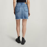 G-STAR Outlet Viktoria Short Skirt Raw Edge Light blue