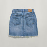 G-STAR Outlet Viktoria Short Skirt Raw Edge Light blue