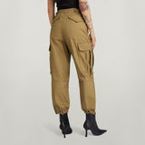 G-STAR Outlet Cargo Cropped Drawcord Pants Brown