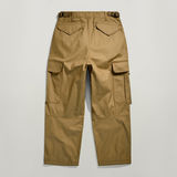 G-STAR Outlet Cargo Cropped Drawcord Pants Brown