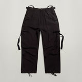 G-STAR Outlet Cargo Cropped Drawcord Pants Black